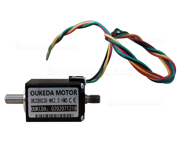 Oukeda OK20HC30-NK2.5-HM5 NEMA8 Hollow Shaft Stepper Motor 1.8Ncm 0.6A 1.8 Deg 4Wires